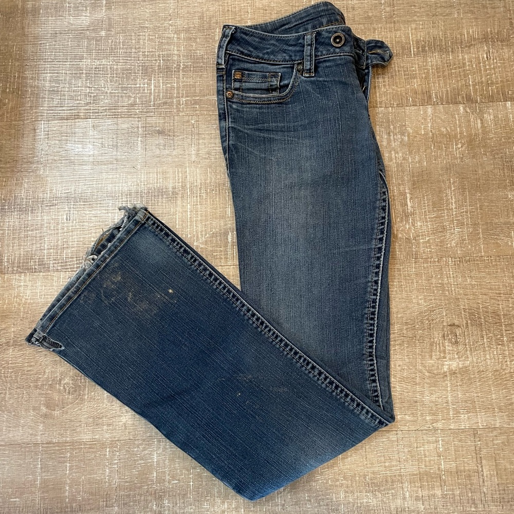 Silver Jeans Women's Dark Blue Straight Leg Jeans